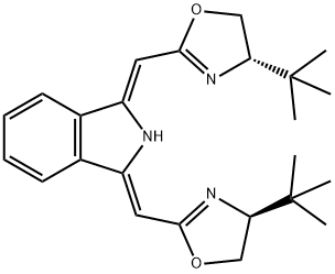 (1Z,3Z)-1,3-双[[((4S)-4,5-二氢-4-(叔丁基)-2-噁唑基]亚甲基]-2,3-二氢-1H-异吲哚