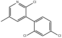 2-Chloro-3-(2,4-dichlorophenyl)-5-methylpyridine