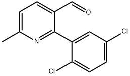 2-(2,5-Dichlorophenyl)-6-methylnicotinaldehyde