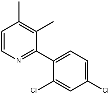 2-(2,4-Dichlorophenyl)-3,4-dimethylpyridine