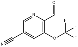 3-Pyridinecarbonitrile, 6-formyl-5-(trifluoromethoxy)-