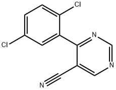 5-Cyano-4-(2,5-dichlorophenyl)pyrimidine