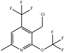 3-(Chloromethyl)-6-methyl-2-(trifluoromethoxy)-4-(trifluoromethyl)pyridine