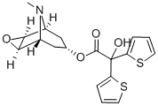 α-Hydroxy-α-2-thienyl-2-thiopheneacetic Acid (1α,2β,4β,5α,7β)-9-Methyl-3-oxa-9-azatricyclo[3.3.1.02,4]non-7-yl Ester