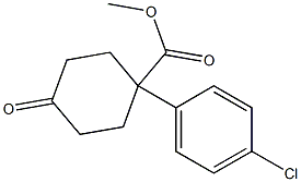 1-(4-氯苯基)-4-氧代环己烷甲酸甲酯