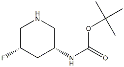 N-[(3R,5S)-5-氟哌啶-3-基]氨基甲酸叔丁酯