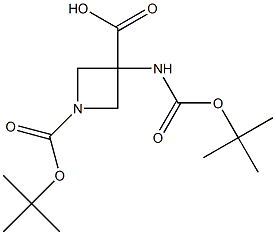 1-[(tert-butoxy)carbonyl]-3-{[(tert-butoxy)carbonyl]amino}azetidine-3-carboxylic acid