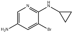 2,5-Pyridinediamine, 3-bromo-N2-cyclopropyl-