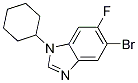 5-BroMo-1-cyclohexyl-6-fluorobenziMidazole