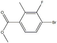 4-溴-3-氟-2-甲基苯甲酸甲酯