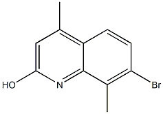 2-Hydroxy-4,8-dimethyl-7-bromo-quinoline