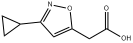 2-(3-cyclopropyl-1,2-oxazol-5-yl)acetic acid