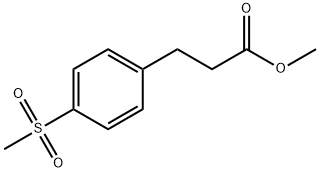 Benzenepropanoic acid, 4-(methylsulfonyl)-, methyl ester