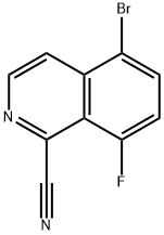 5-Bromo-8-fluoro-isoquinoline-1-carbonitrile