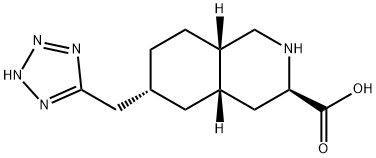 (3R,4aβ,8aβ)-Decahydro-6α-[(1H-tetrazol-5-yl)methyl]isoquinoline-3β-carboxylic acid