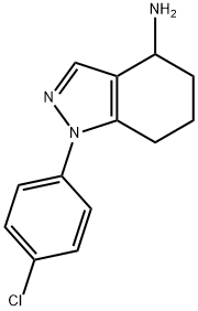 1-(4-chlorophenyl)-4,5,6,7-tetrahydro-1H-indazol-4-amine