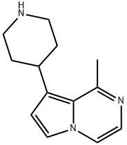 Pyrrolo[1,2-a]pyrazine, 1-methyl-8-(4-piperidinyl)-