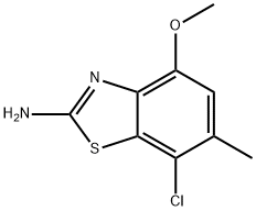 2-Benzothiazolamine, 7-chloro-4-methoxy-6-methyl-