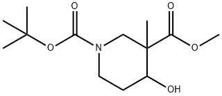 1,3-Piperidinedicarboxylic acid, 4-hydroxy-3-methyl-, 1-(1,1-dimethylethyl) 3-methyl ester