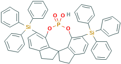 (11aR)-3,7-Bis(triphenylsilyl)-10,11,12,13-tetrahydro-5-hydroxy-5-oxide-diindeno[7,1-de:1',7'-fg][1,3,2]dioxaphosphocin