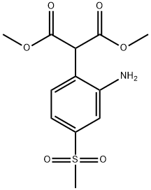 Propanedioic acid, 2-[2-amino-4-(methylsulfonyl)phenyl]-, 1,3-dimethyl ester