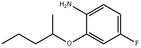 Benzenamine, 4-fluoro-2-(1-methylbutoxy)-