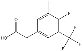 4-Fluoro-3-Methyl-5-(trifluoroMethyl)phenylacetic acid, 97%