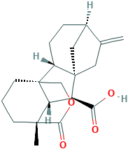 1α,4aα-(Carbonyloxymethylene)-1β-methyl-8-methylenegibbane-10β-carboxylic acid