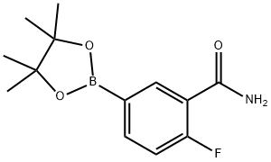 2-氟-5-(四甲基-1,3,2-二氧硼杂环戊烷-2-基)苯甲酰胺