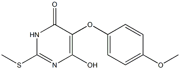 2-(甲硫基)-5-(4-甲氧基苯氧基)嘧啶-4,6-二醇