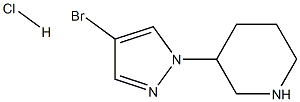 3-(4-BroMopyrazol-1-yl)piperidine, HCl