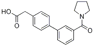 (4-{3-[(Pyrrolidin-1-yl)carbonyl]phenyl}phenyl)acetic acid