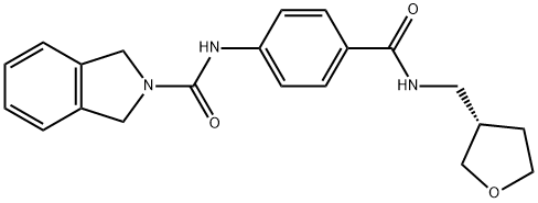 2H-Isoindole-2-carboxamide, 1,3-dihydro-N-[4-[[[[(3S)-tetrahydro-3-furanyl]methyl]amino]carbonyl]phenyl]-