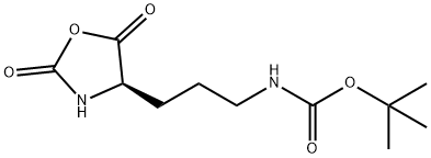 Carbamic acid, N-[3-[(4R)-2,5-dioxo-4-oxazolidinyl]propyl]-, 1,1-dimethylethyl ester