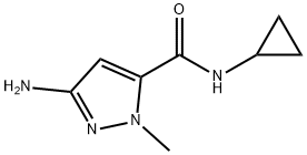 3-amino-N-cyclopropyl-1-methyl-1H-pyrazole-5-carboxamide