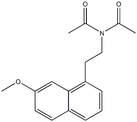 N,N-二乙酰基-2-(7-甲氧基-1-萘基)乙胺