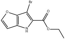 6-Bromo-4H-furo[3,2-b]pyrrole-5-carboxylic acid ethyl ester