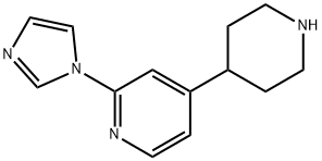 Pyridine, 2-(1H-imidazol-1-yl)-4-(4-piperidinyl)-