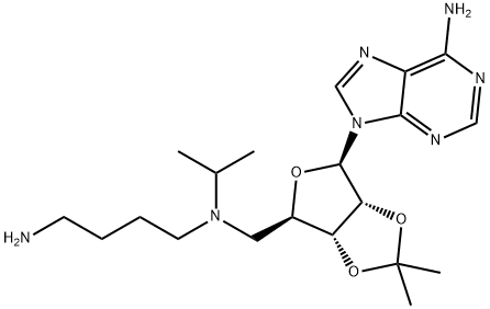 N1-(((3aR,4R,6R,6aR)-6-(6-amino-9H-purin-9-yl)-2,2-dimethyltetrahydrofuro[3,4-d][1,3]dioxol-4-yl)methyl)-N1-isopropylbutane-1,4-diamine