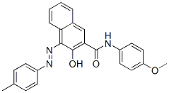 3-羟基-N-(4-甲氧基苯基)-4-[(4-甲基苯基)偶氮]-2-萘羧酰胺