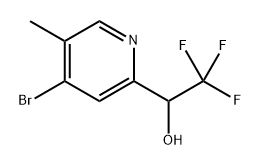 1-(4-bromo-5-methylpyridin-2-yl)-2,2,2-trifluoroethan-1-ol