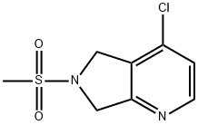 4-CHLORO-6-(METHYLSULFONYL)-6t7-DIHYDRO-5H-PYRROLO[3.4-B]PYRIDINE