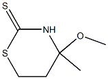 4-methoxy-4-methyl-1,3-thiazinane-2-thione