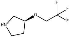 Pyrrolidine, 3-(2,2,2-trifluoroethoxy)-, (3S)-