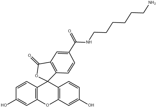 Spiro[isobenzofuran-1(3H),9'-[9H]xanthene]-5-carboxamide, N-(6-aminohexyl)-3',6'-dihydroxy-3-oxo-