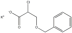 Potassium salt of 3-benzyl-2-chlorpropionate