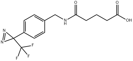 5-Oxo-5-((4-(3-(trifluoromethyl)-3H-diazirin-3-yl)benzyl)amino)pentanoic acid