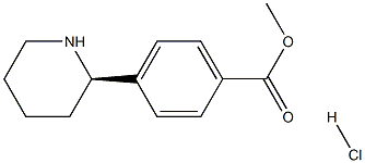 (R)-4-(哌啶-2-基)苯甲酸甲酯盐酸盐