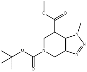 5-叔-丁基 7-甲基 1-甲基-6,7-二氢-1H-[1,2,3]三唑并[4,5-C]吡啶-5,7(4H)-二甲酸基酯