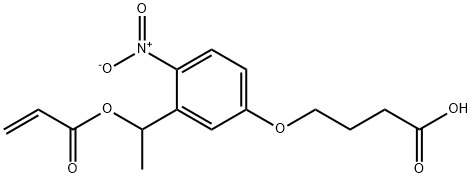 4-(3-(1-(acryloyloxy)ethyl)-4-nitrophenoxy)butanoic acid